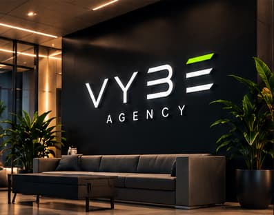 VYBE Agency office lounge